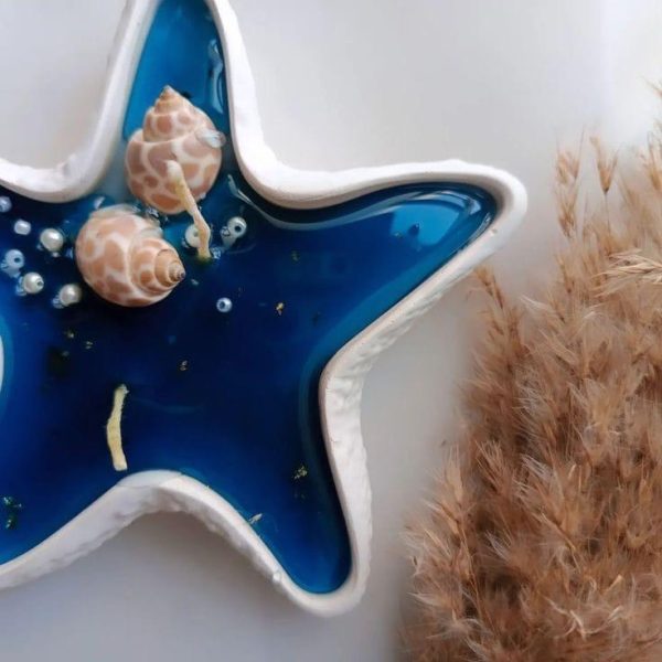 Starfish candle tray